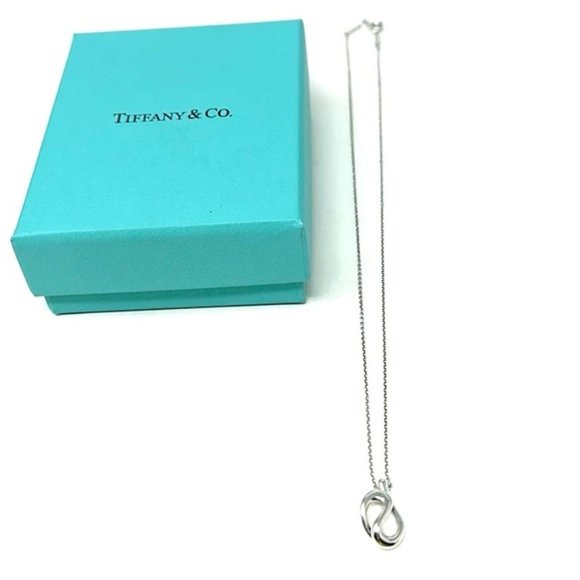 Authentic Tiffany & Co Elsa Peretti Snake Wave Pendant Necklace. - Picture 10 of 10